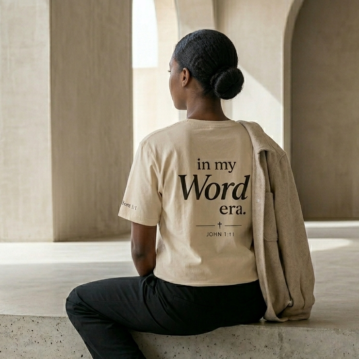 In My Word Era Tee | Ivory Edition
