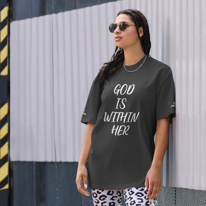 WOMENS OVERSIZED FADED T-SHIRT