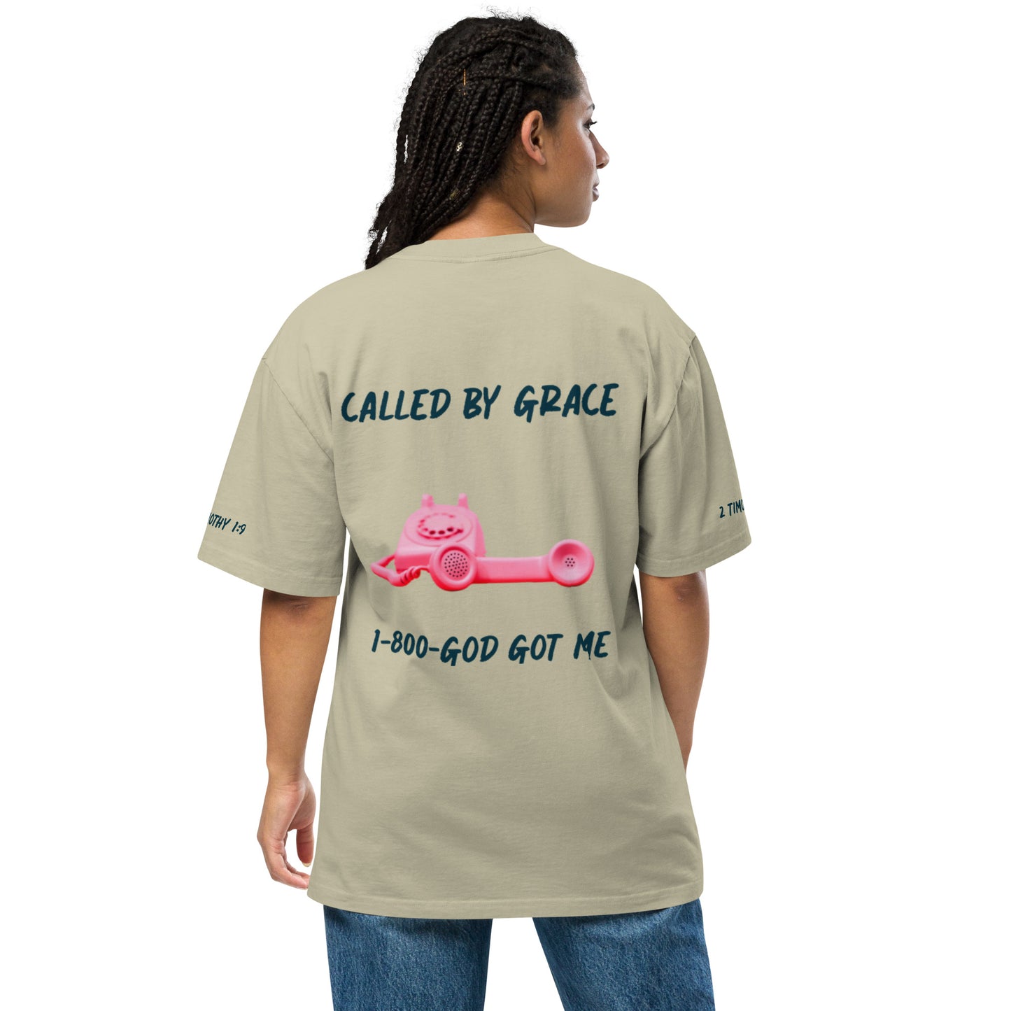 CALLED BY GRACE- OVERSIZED T-SHIRT PINK EDITION