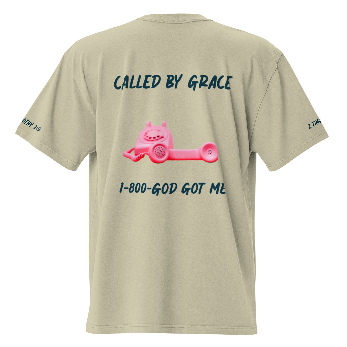 CALLED BY GRACE- OVERSIZED T-SHIRT PINK EDITION