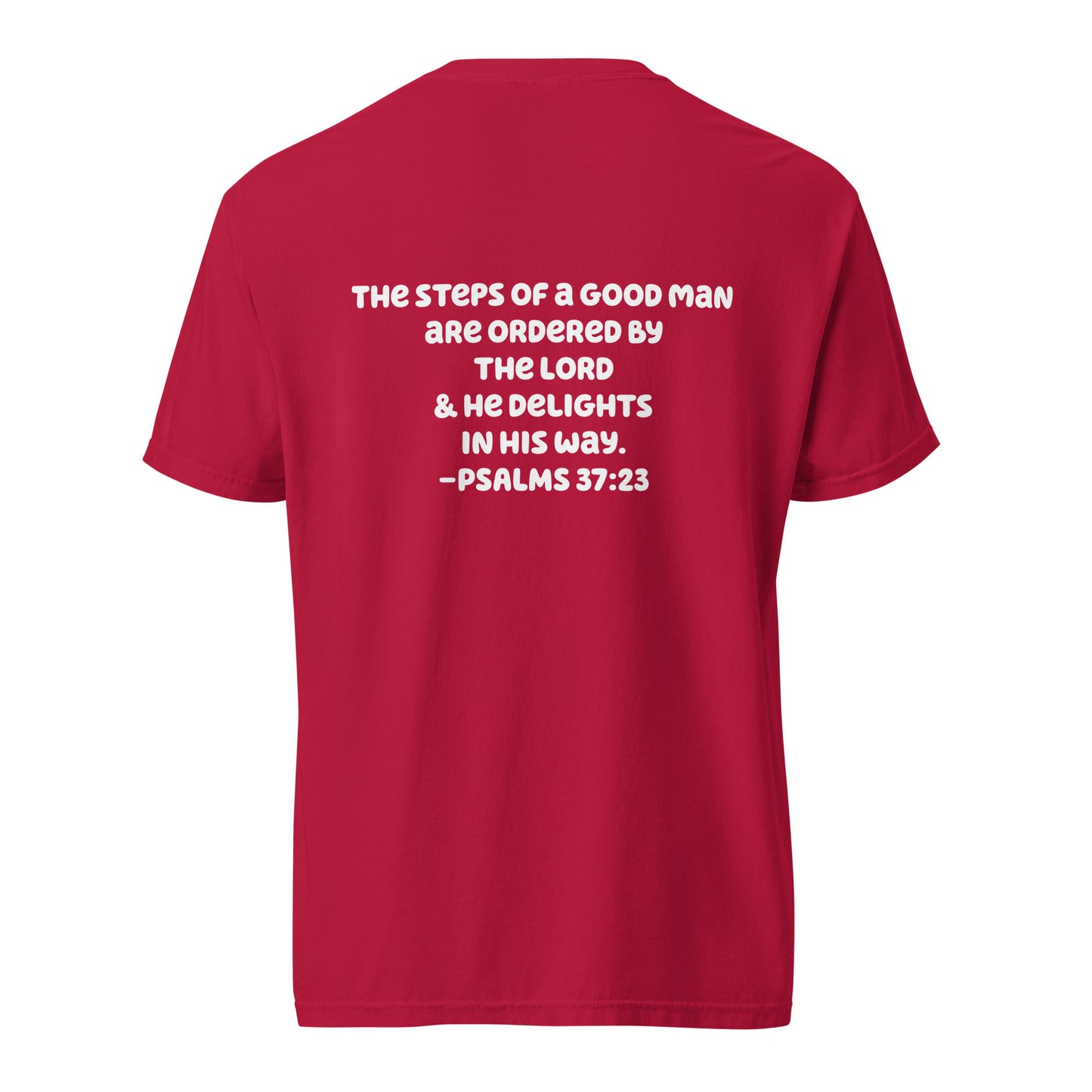 Men's Psalm 37:23 T-SHIRT